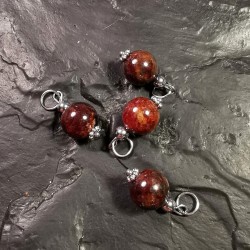 Grenat hessonite - petit pendentif  - 2e chakra